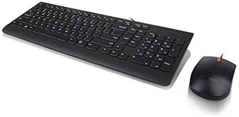 COMBO TECLADO MOUSE LENOVO 300 USB NEGRO, vista 3